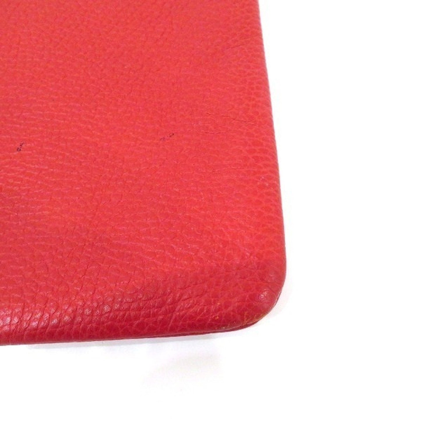 Gucci Red Color Leather Clutch Bag