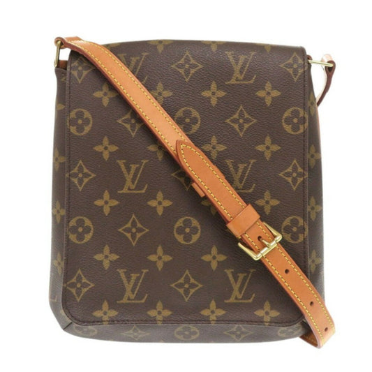 Louis Vuitton Brown Monogram Shoulder Bag ()