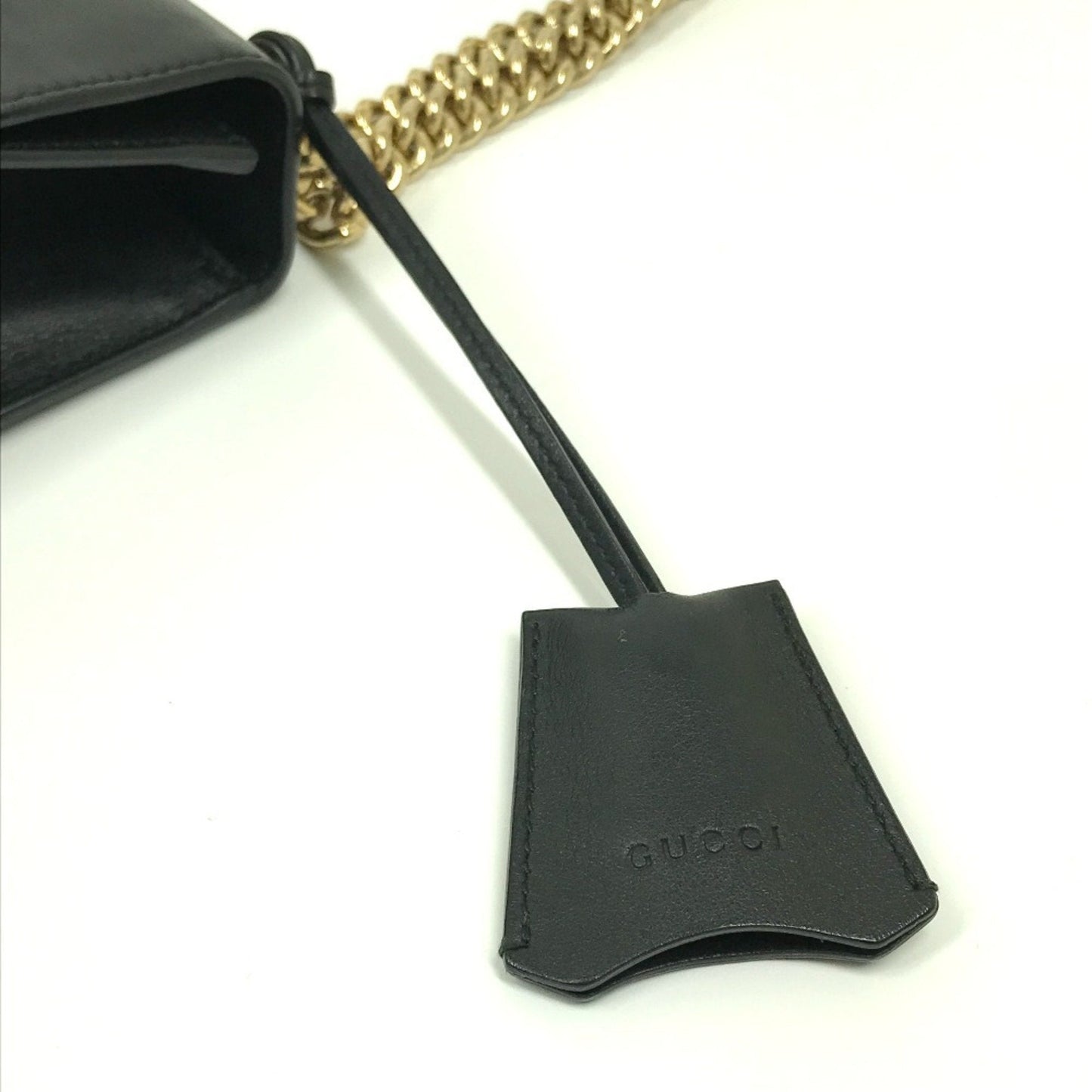 Gucci Black Leather Shoulder Bag