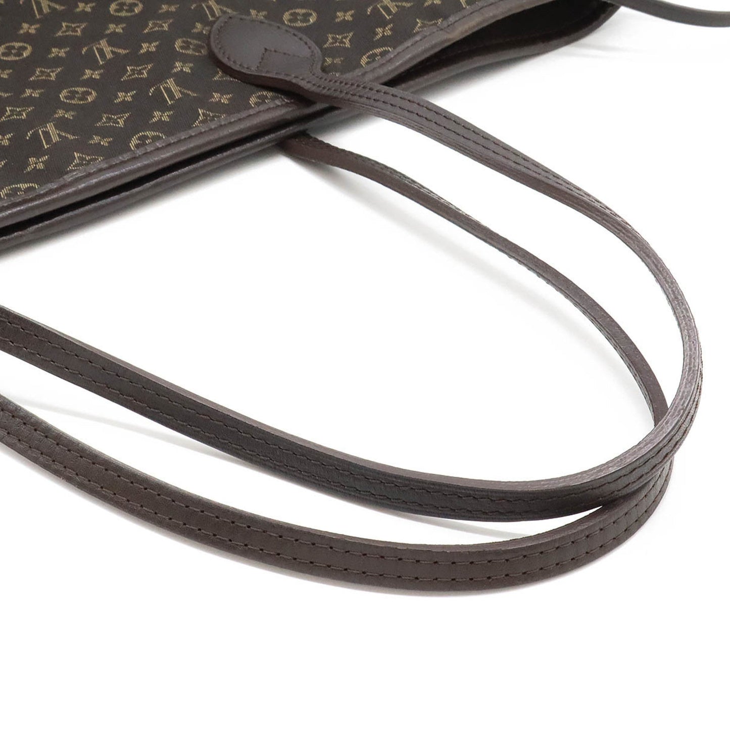 Louis Vuitton Fusain Canvas Leather Shoulder Bag Tote Bag