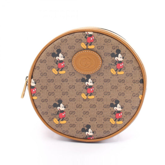 Gucci Brown Multi-Color Coated Canvas Pvc Leather Backpack ()
