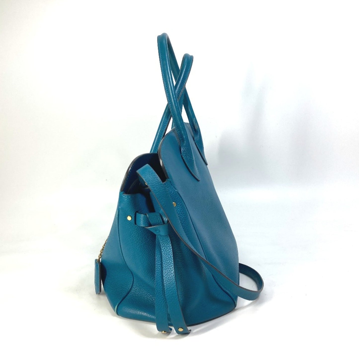 Louis Vuitton Blue Leather Shoulder Bag