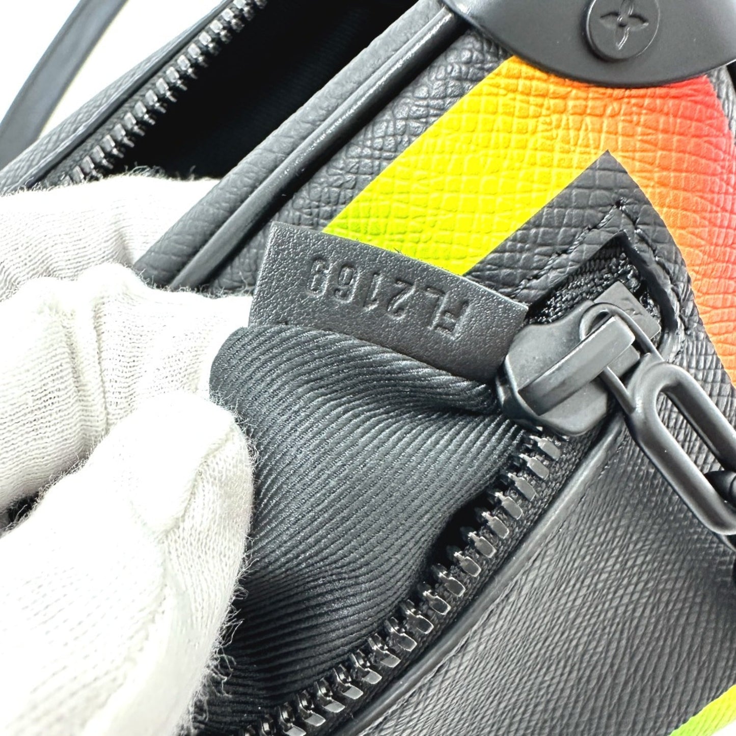 Louis Vuitton Black Leather Shoulder Bag