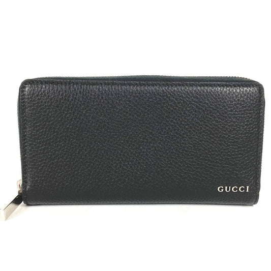 Gucci Black Leather Long Wallet (Bi-Fold) ()