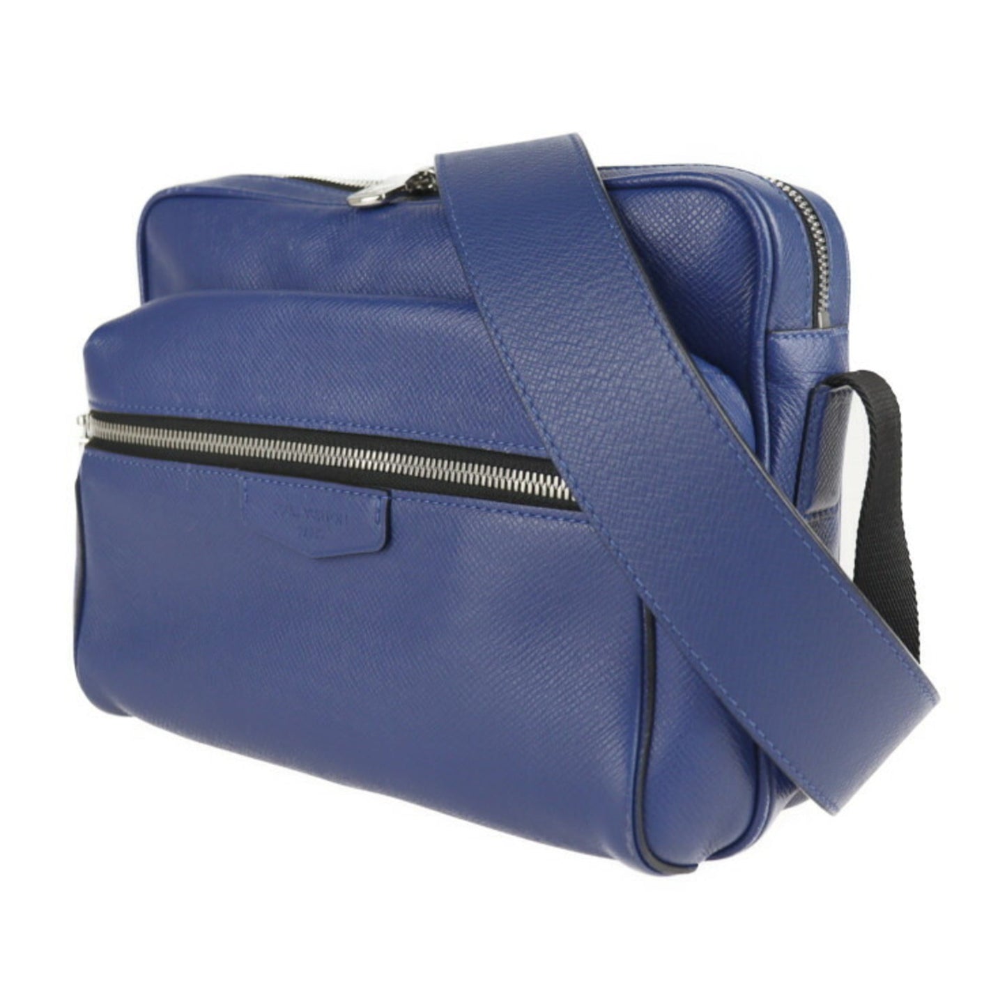 Louis Vuitton Cobalt Taiga Leather Handbag Shopping Bag Shoulder Bag Tote Bag