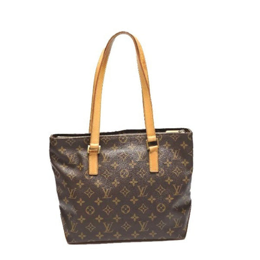 Louis Vuitton Brown Monogram Shoulder Bag Tote Bag ()
