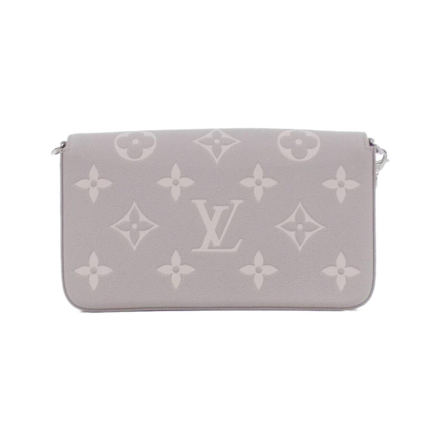 Louis Vuitton Silver Leather Pochette Shoulder Bag