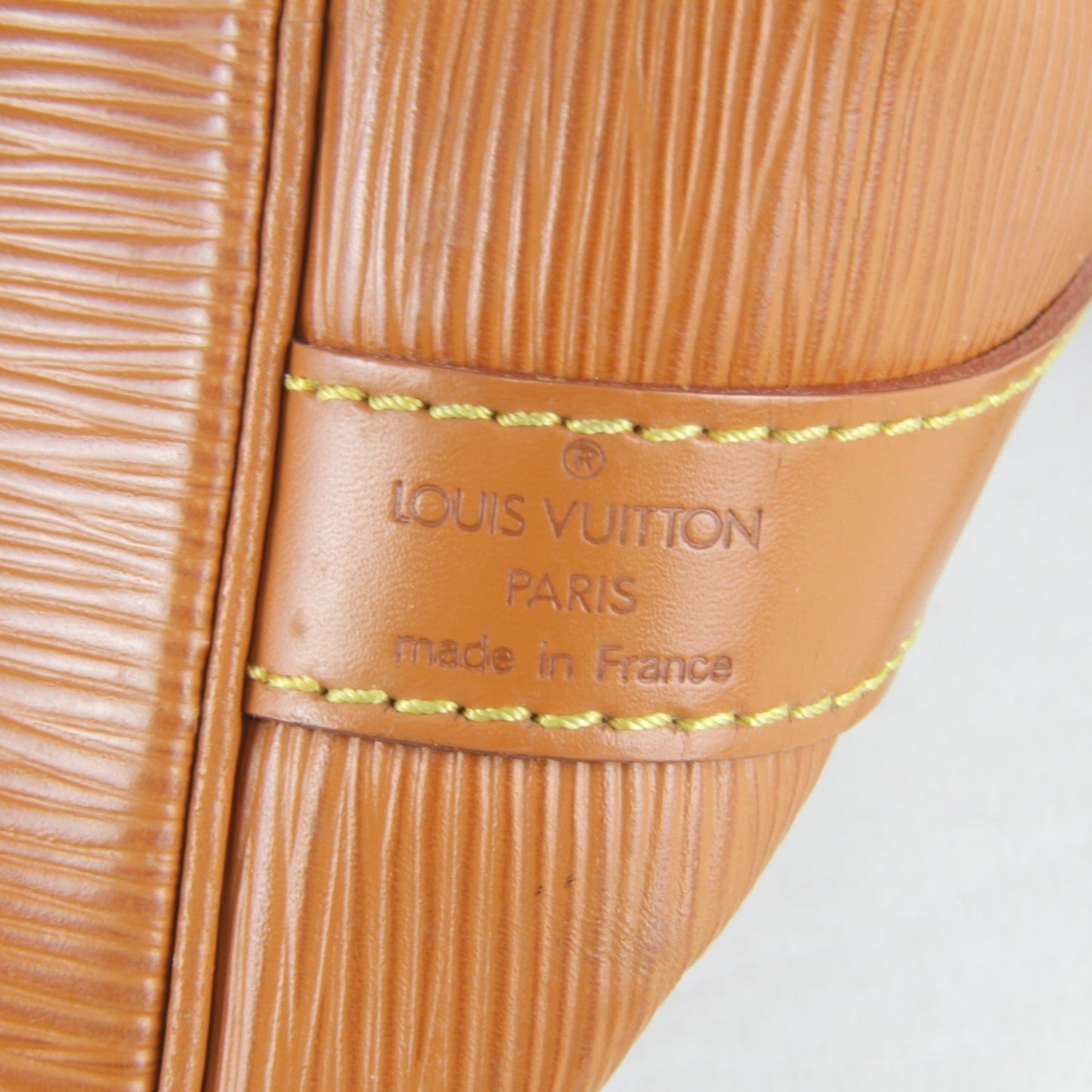 Louis Vuitton Epi Orange Epi Leather Shoulder Bag