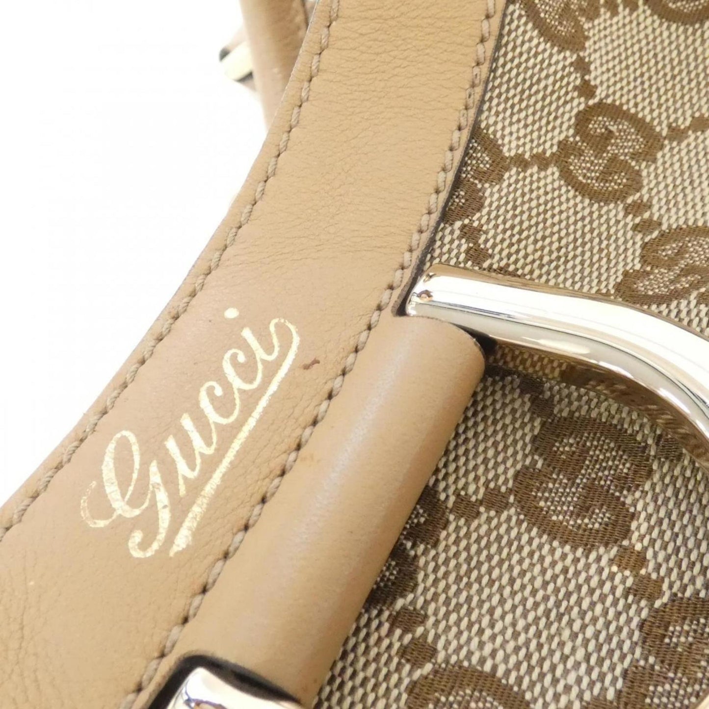 Gucci Gg Canvas Beige Gg Canvas Shoulder Bag