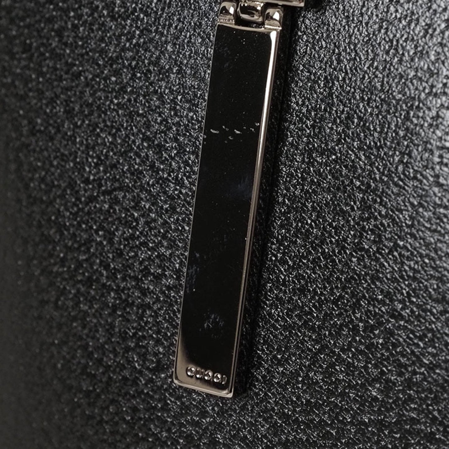 Gucci Bamboo Black Leather Handbag