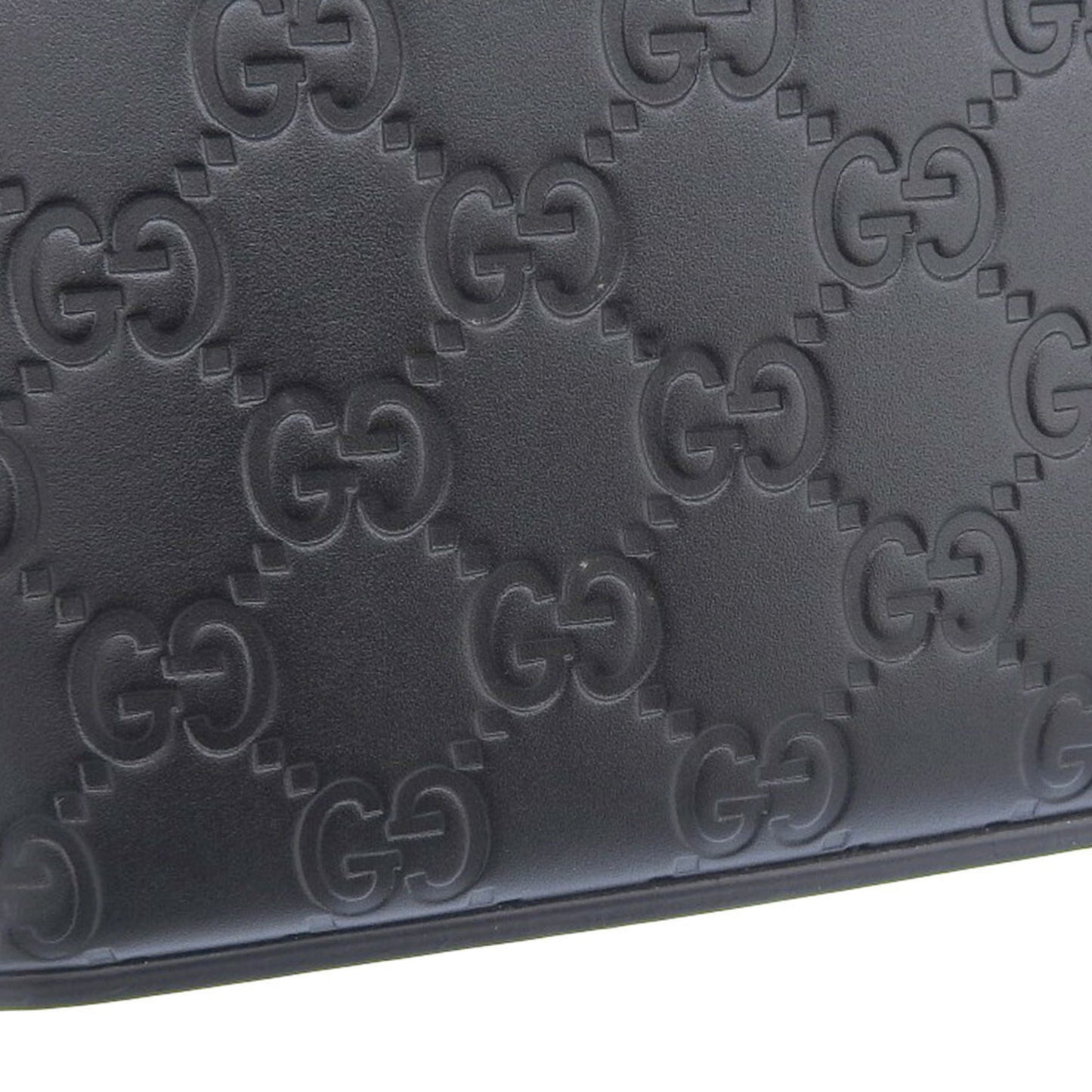 Gucci Black Leather Handbag Shoulder Bag