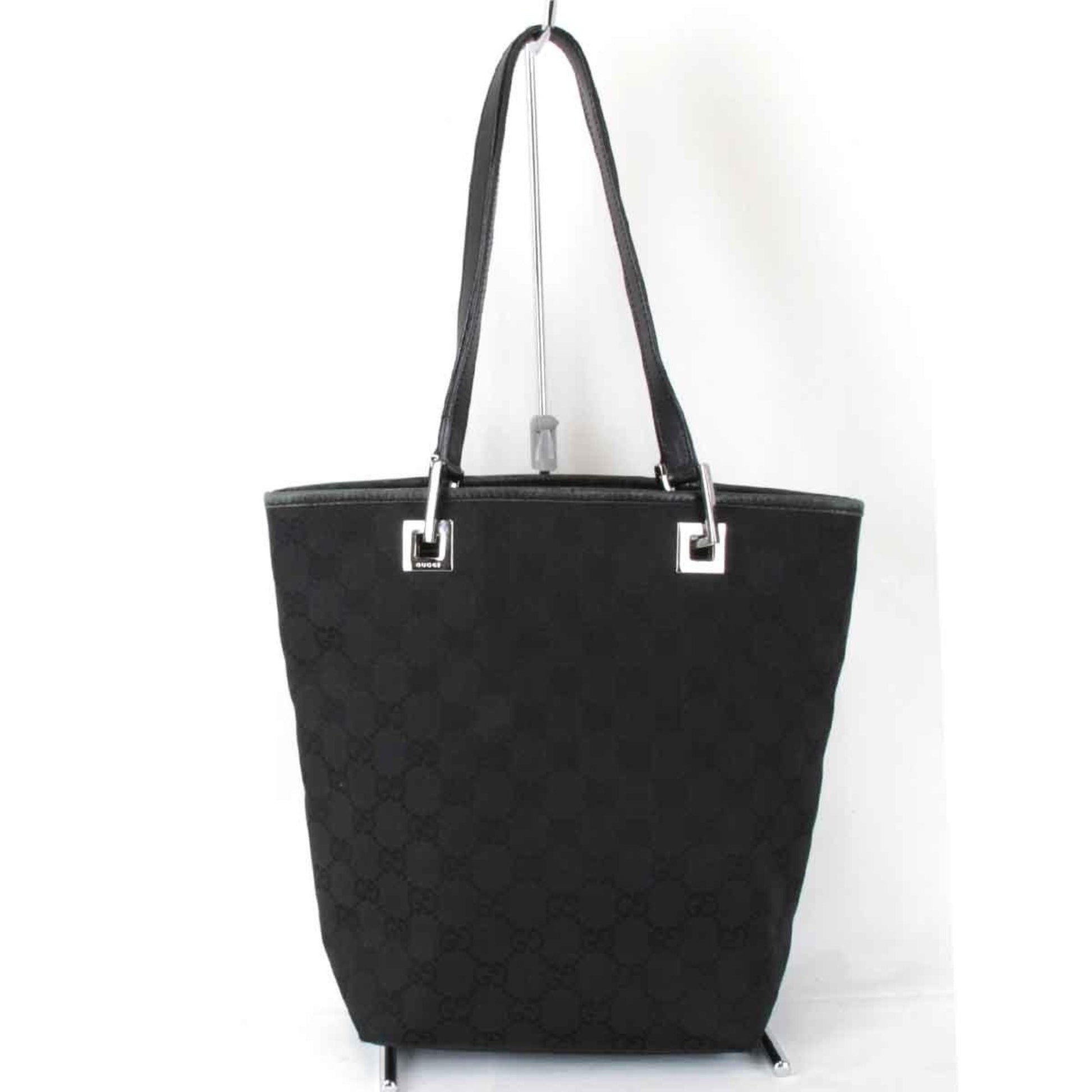 Gucci Gg Canvas Black Gg Canvas Tote Bag ()