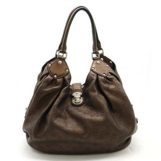 Louis Vuitton Mordore Mahina Leather Shoulder Bag Tote Bag ()