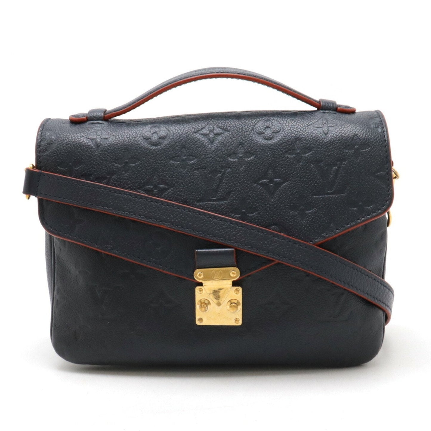 Louis Vuitton Marine Rouge Monogram Empreinte Handbag Pochette Shoulder Bag