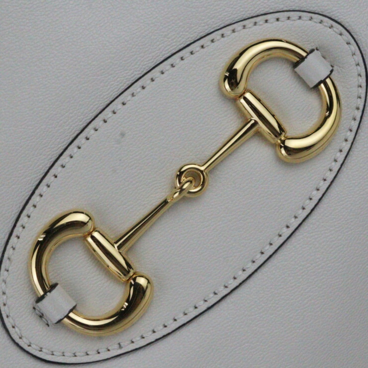 Gucci Ivory Leather Handbag Shoulder Bag Tote Bag