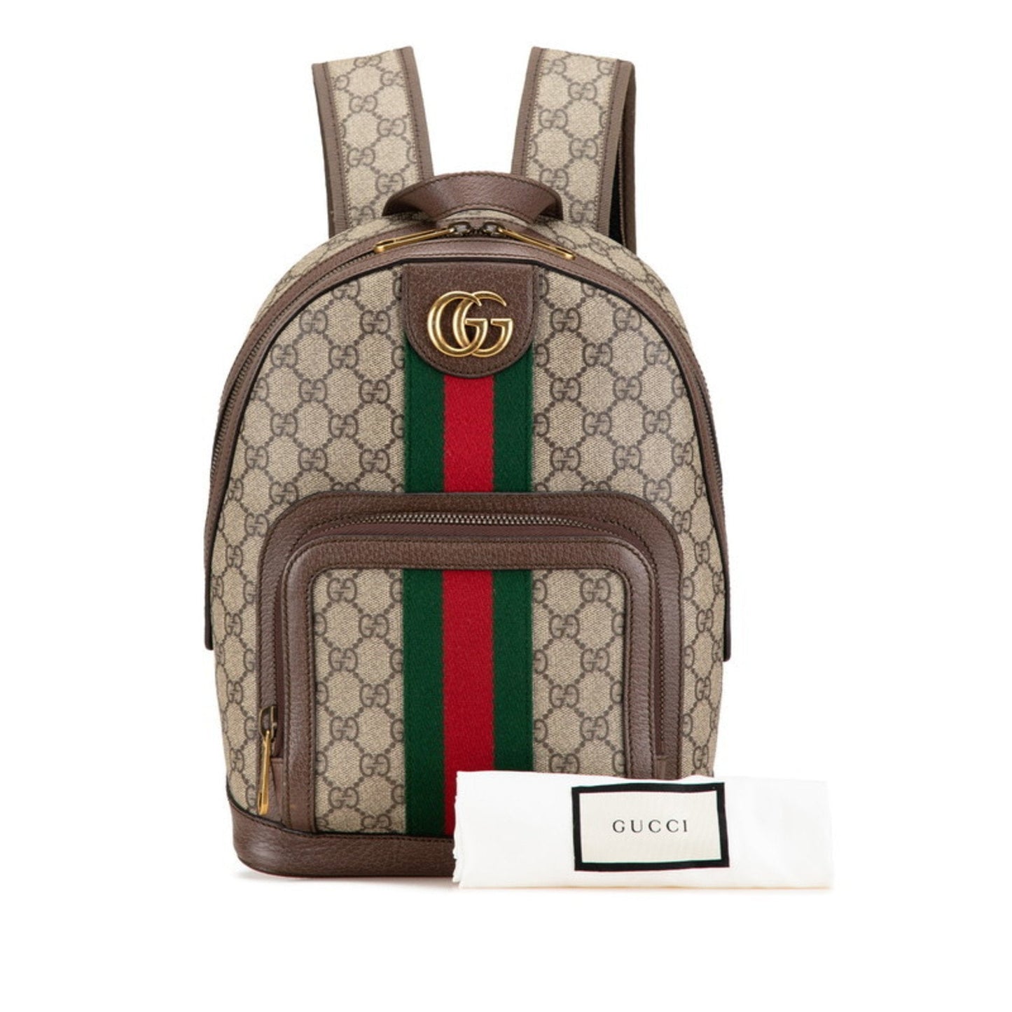 Gucci Beige Pvc Leather Backpack