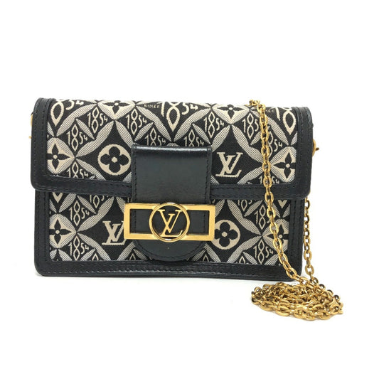 Louis Vuitton Navy Cloth Shoulder Bag ()