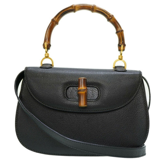 Gucci Black Leather Handbag ()