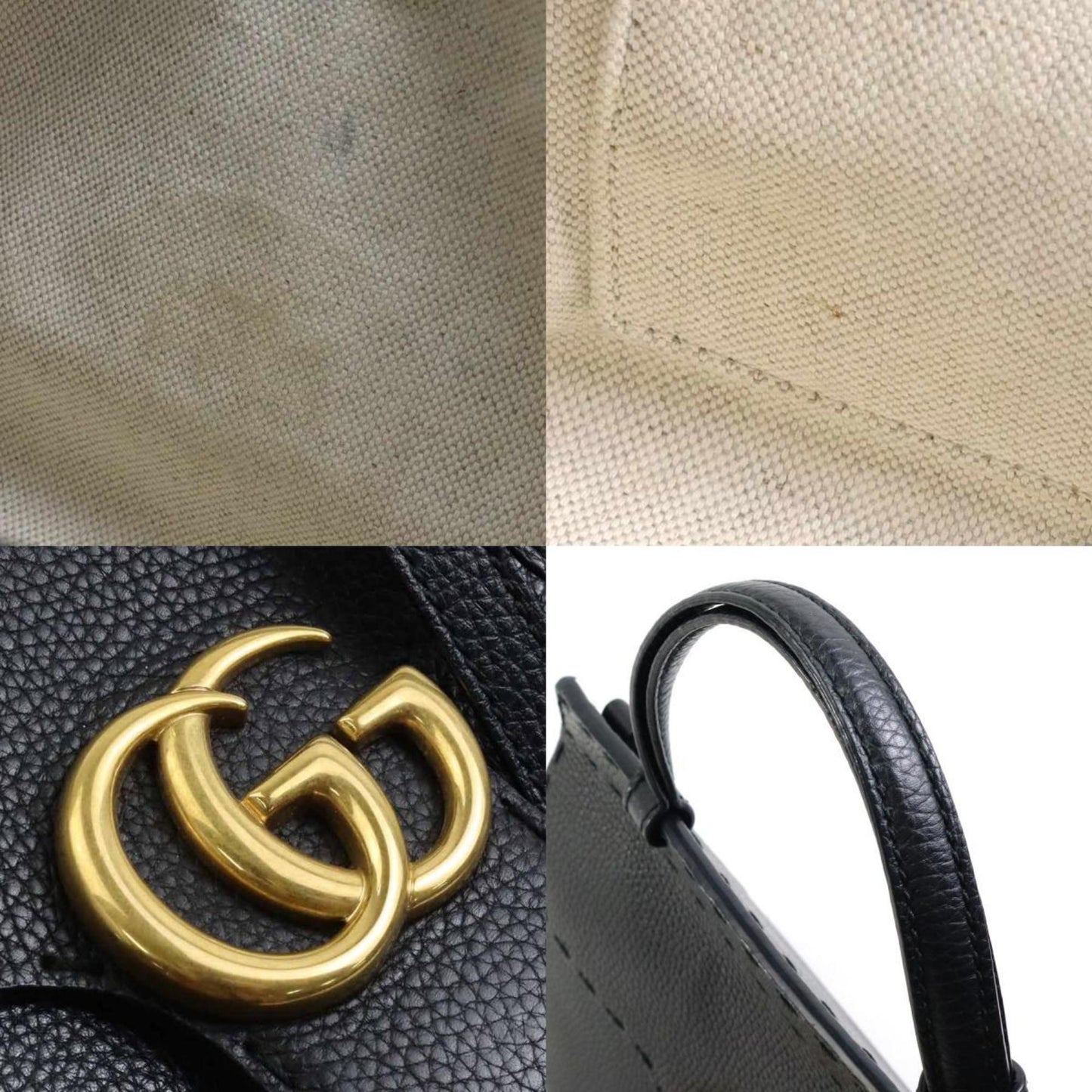 Gucci Black Leather Handbag