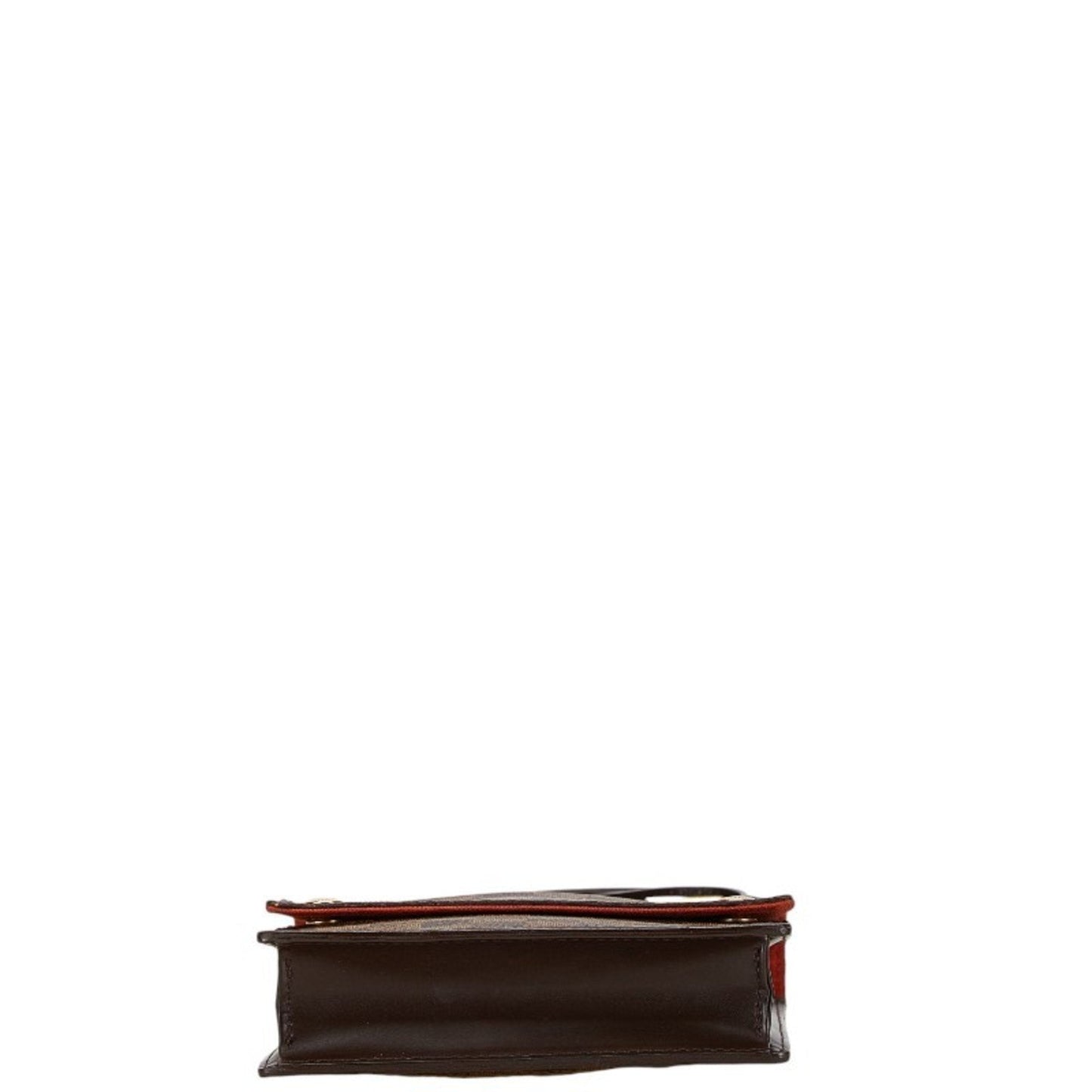 Louis Vuitton Brown Pvc Leather Shoulder Bag