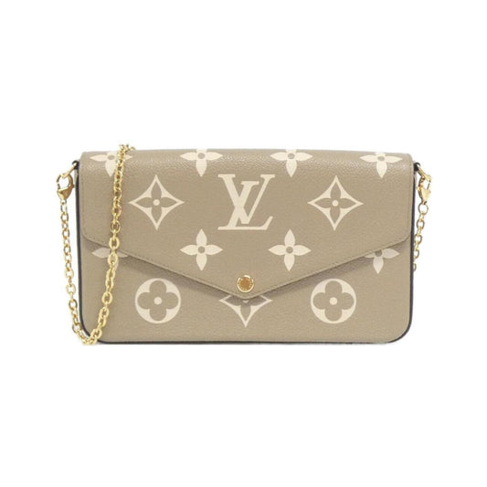 Louis Vuitton Bicolor Tourterelle Leather Pochette Shoulder Bag ()