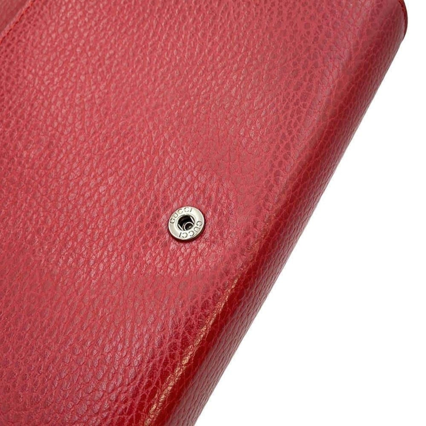 Gucci Red Color Leather Shoulder Bag