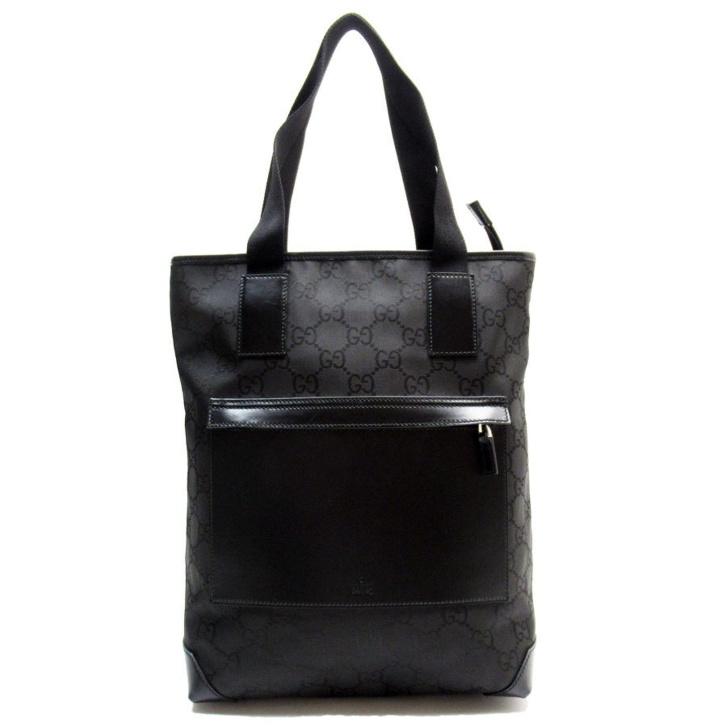 Gucci Black Nylon Handbag Tote Bag ()