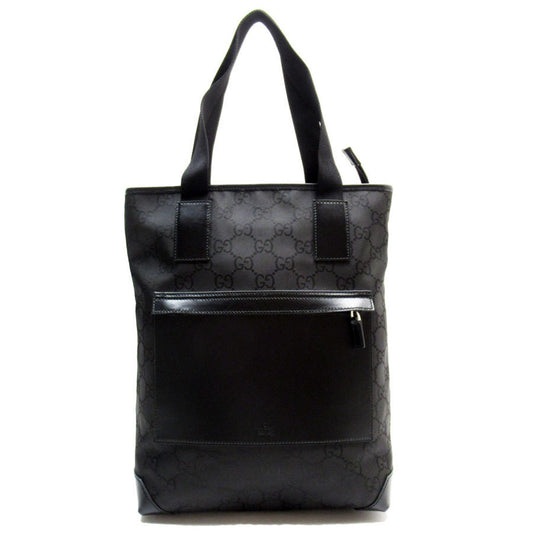 Gucci Black Nylon Handbag Tote Bag ()