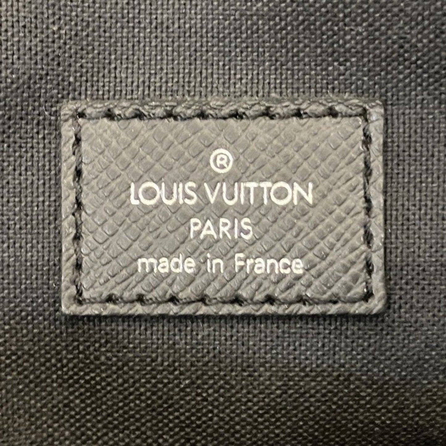 Louis Vuitton Black Leather Shoulder Bag