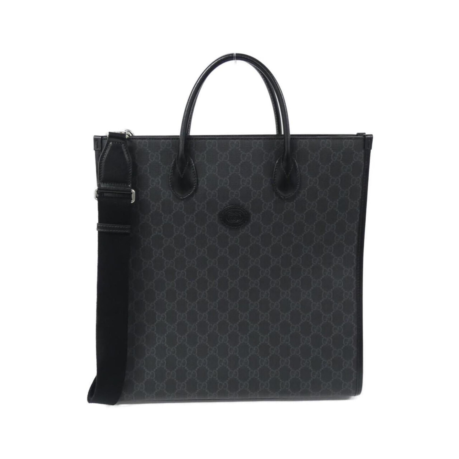 Gucci Black Gg Supreme Handbag ()