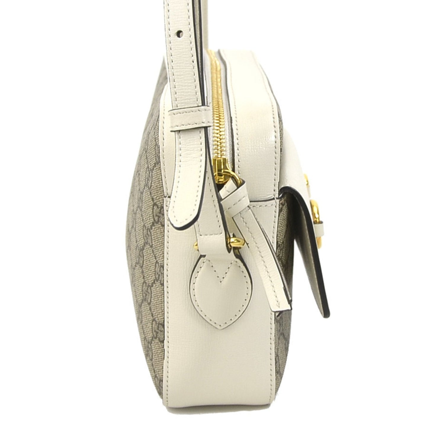 Gucci Beige White Gg Supreme Handbag