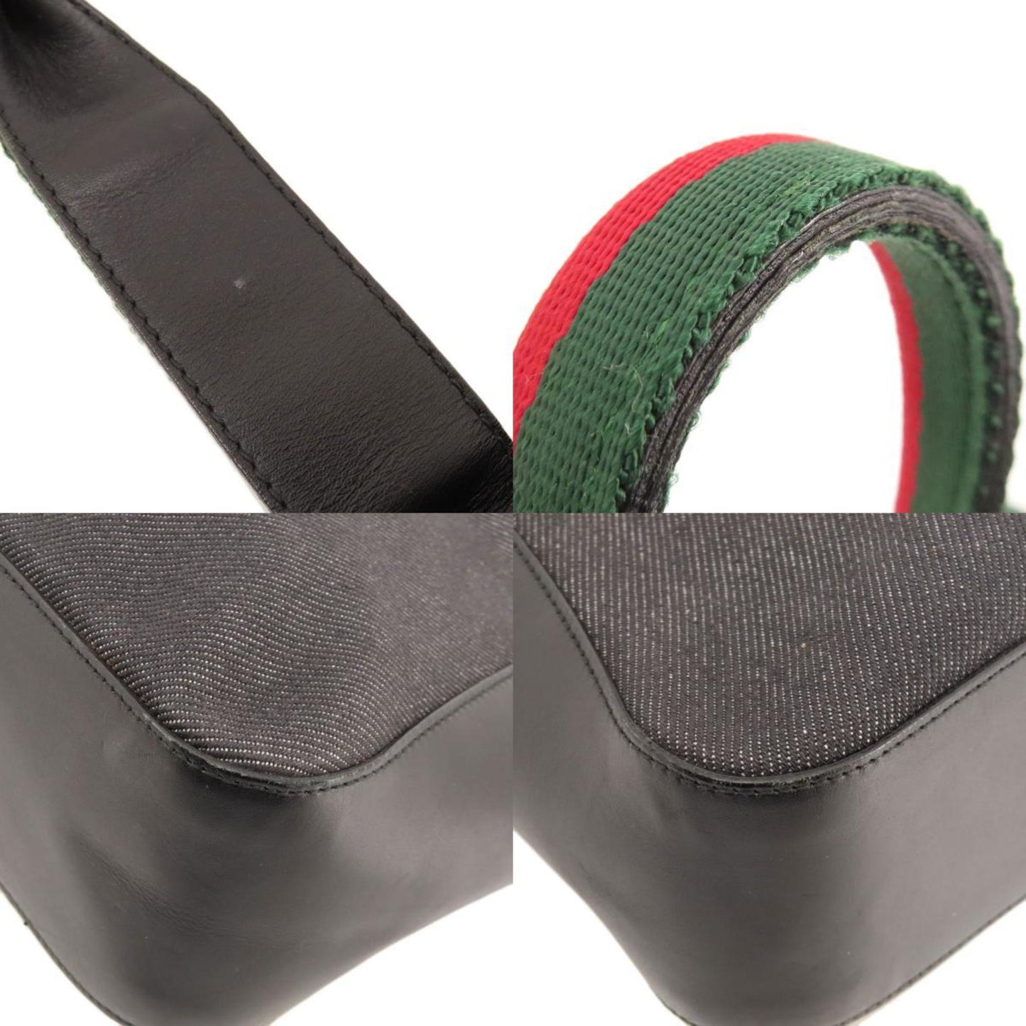 Gucci Black Denim Handbag