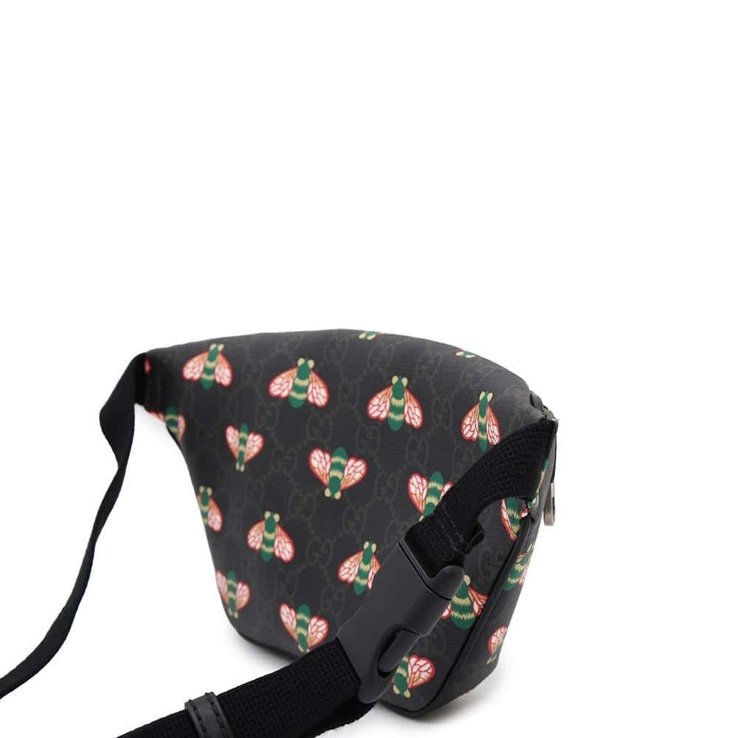 Gucci Black Gg Supreme Fanny Pack Sling Bag