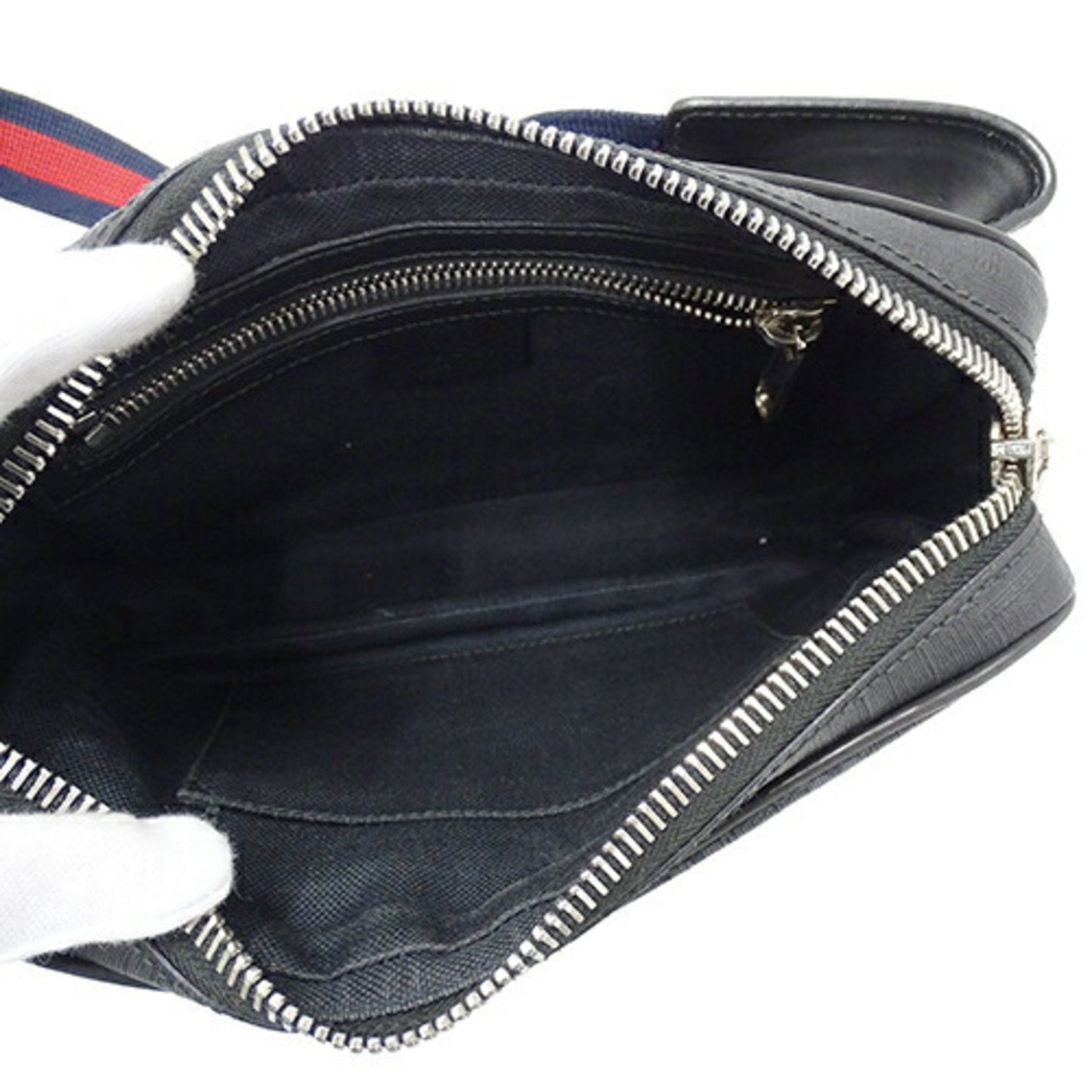 Gucci Black Gg Supreme Sling Bag