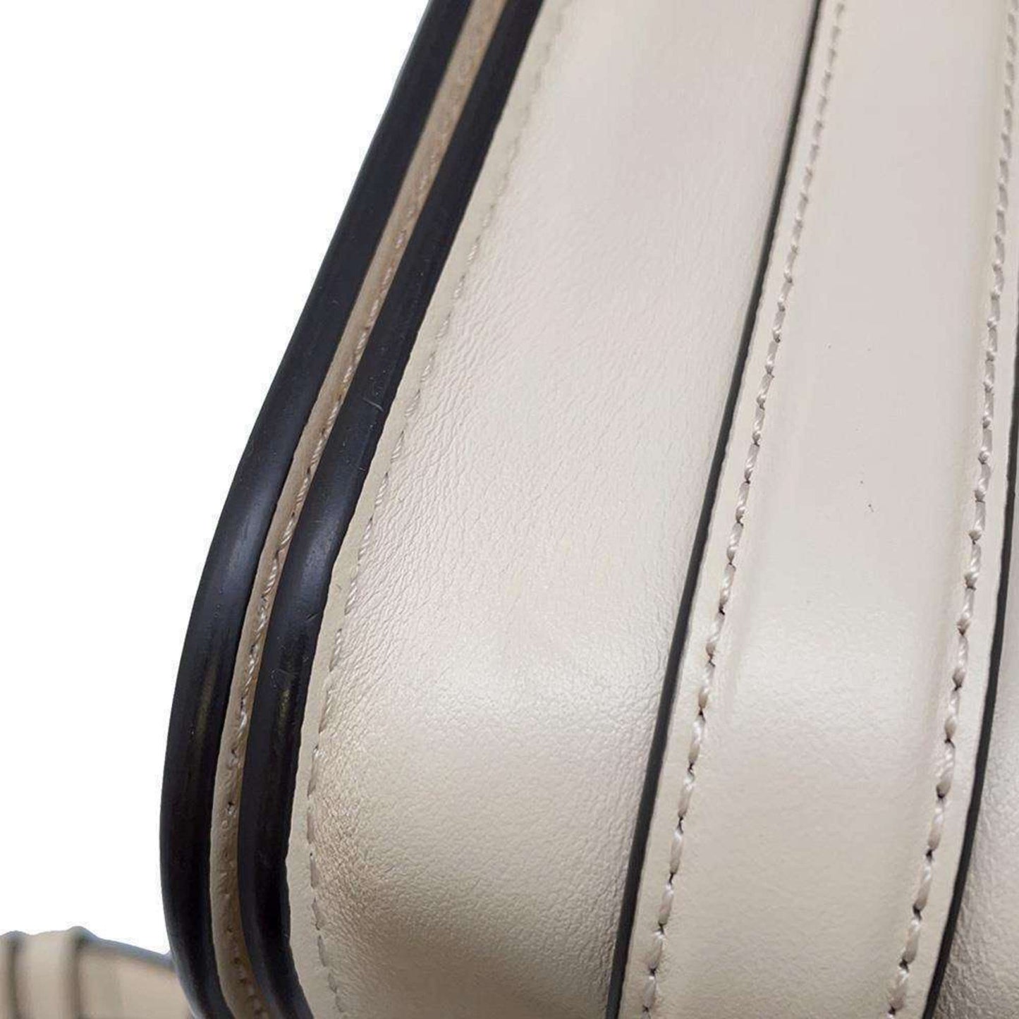 Louis Vuitton Ivory Leather Shoulder Bag