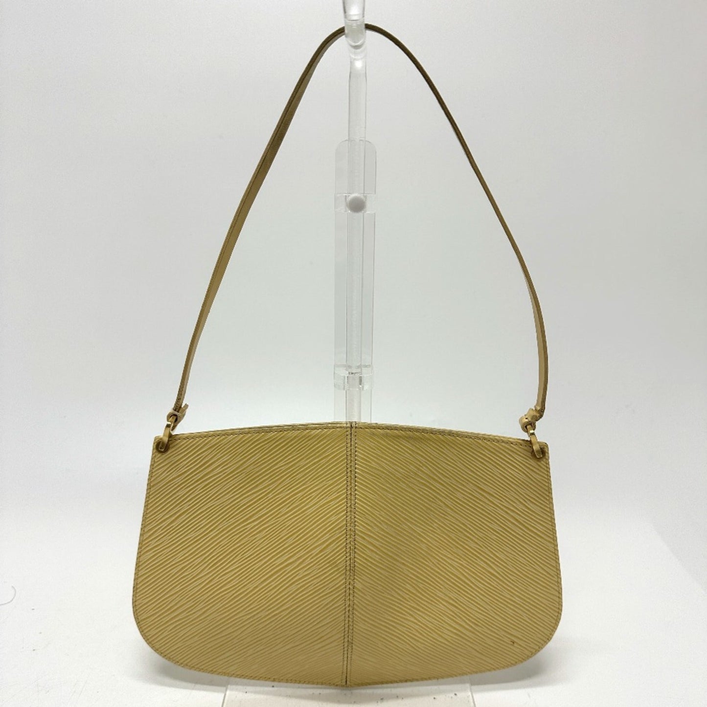 Louis Vuitton Beige Leather Shoulder Bag