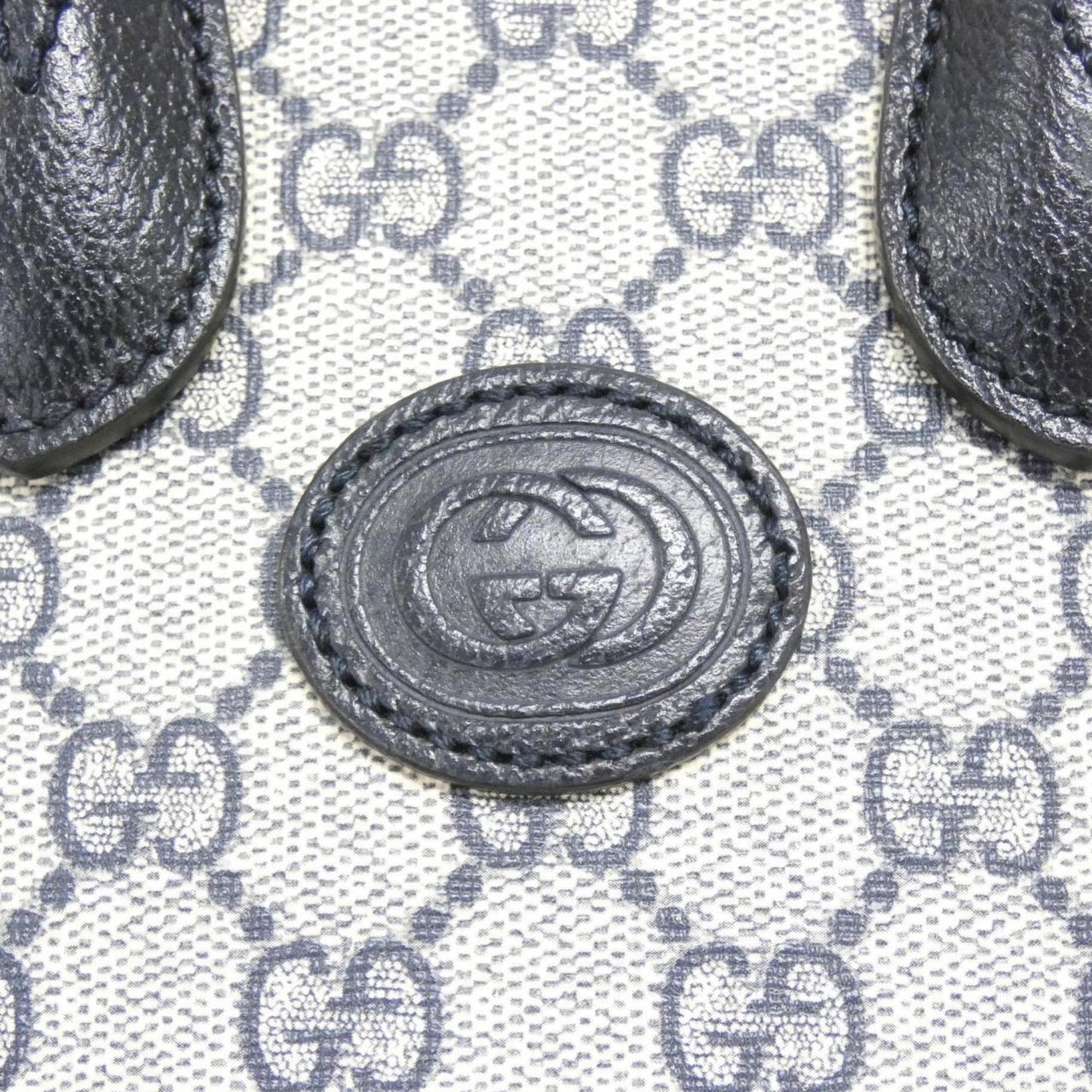 Gucci Beige Blue Gg Supreme Handbag