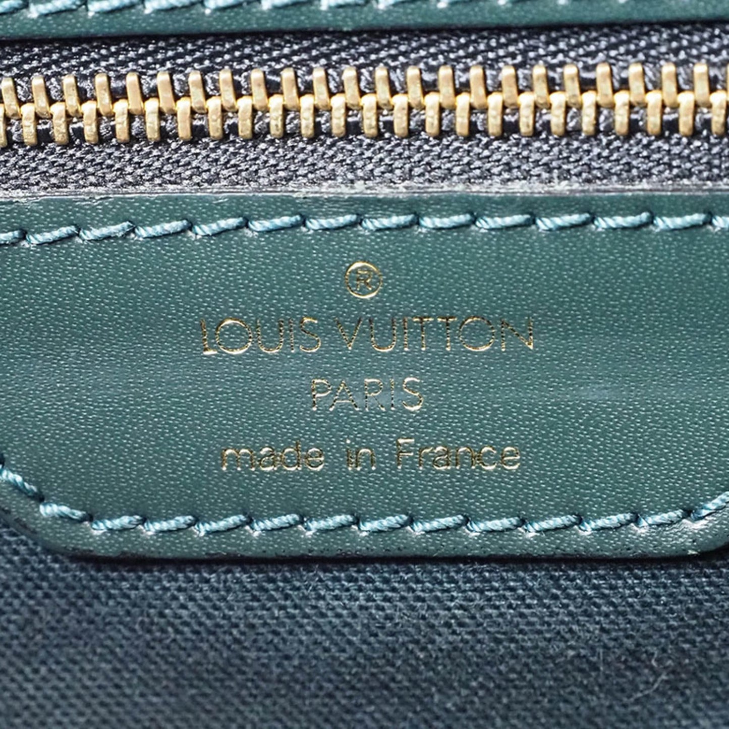 Louis Vuitton Taiga Episea Green Taiga Leather Shoulder Bag
