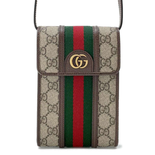 Gucci Brown Pvc Leather Shoulder Bag ()