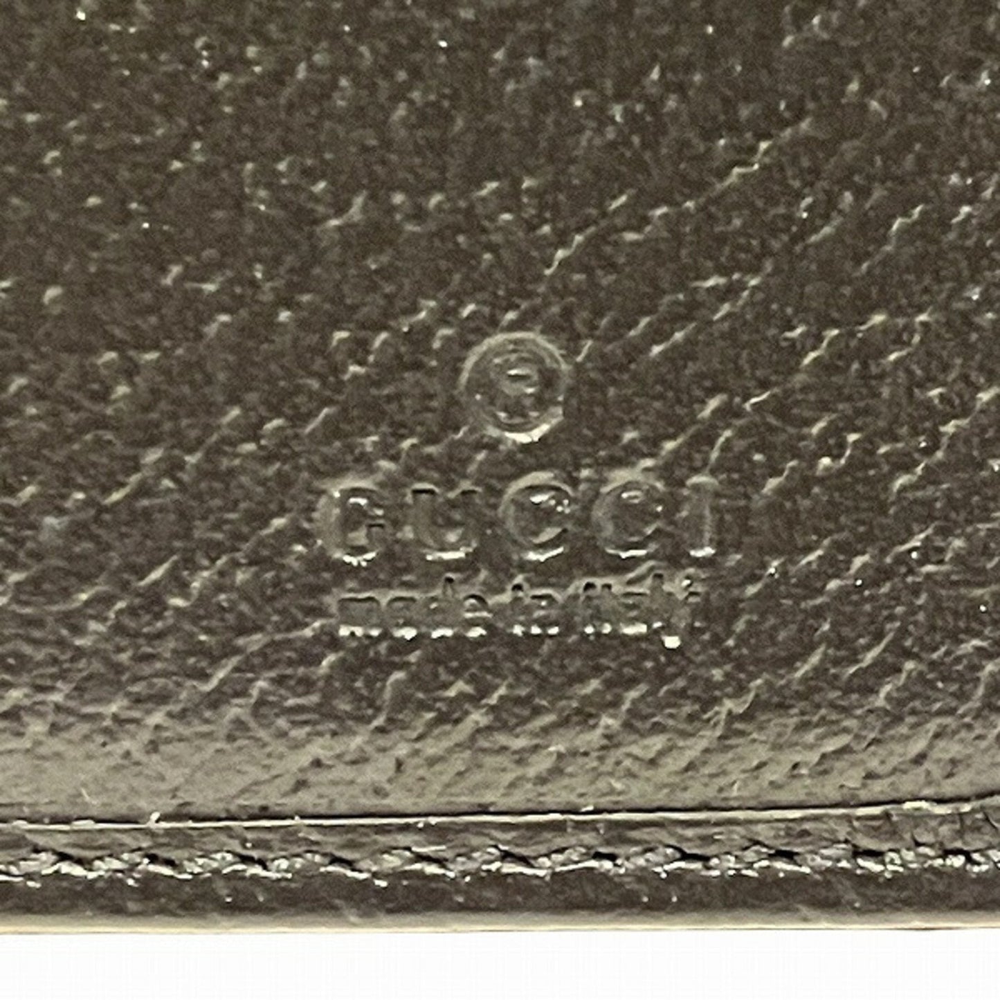 Gucci Black Leather Long Wallet (Bi-Fold)