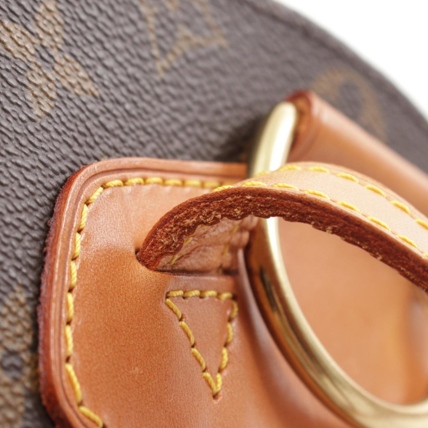 Louis Vuitton Brown Coated Canvas Leather Backpack