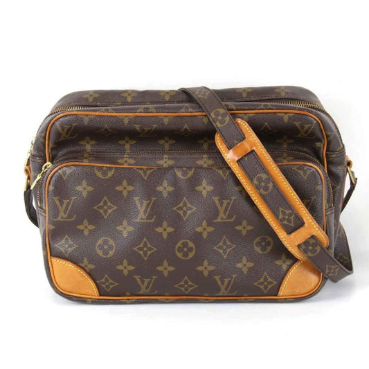 Louis Vuitton Brown Monogram Canvas Shoulder Bag ()