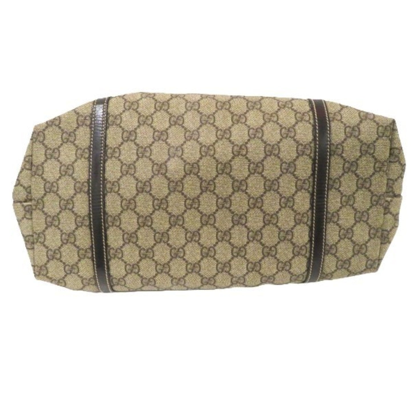 Gucci Brown Pvc Leather Tote Bag