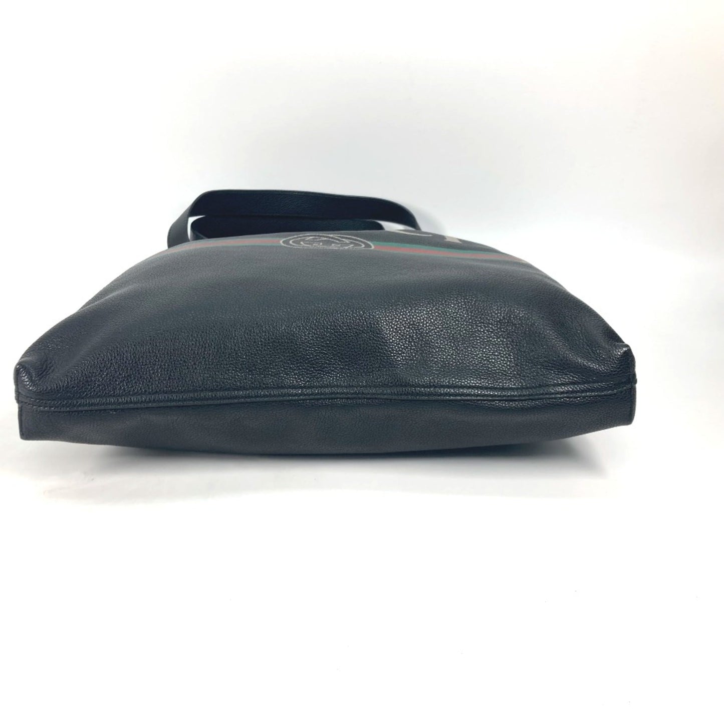 Gucci Black Leather Tote Bag