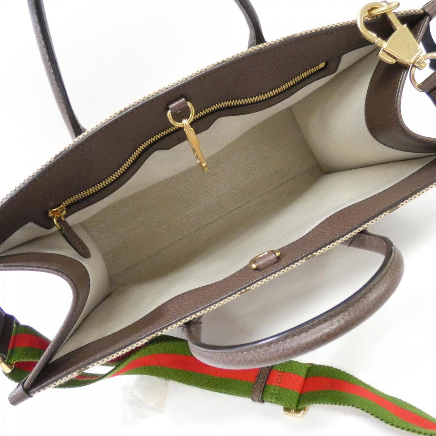 Gucci Brown Camel Canvas Handbag