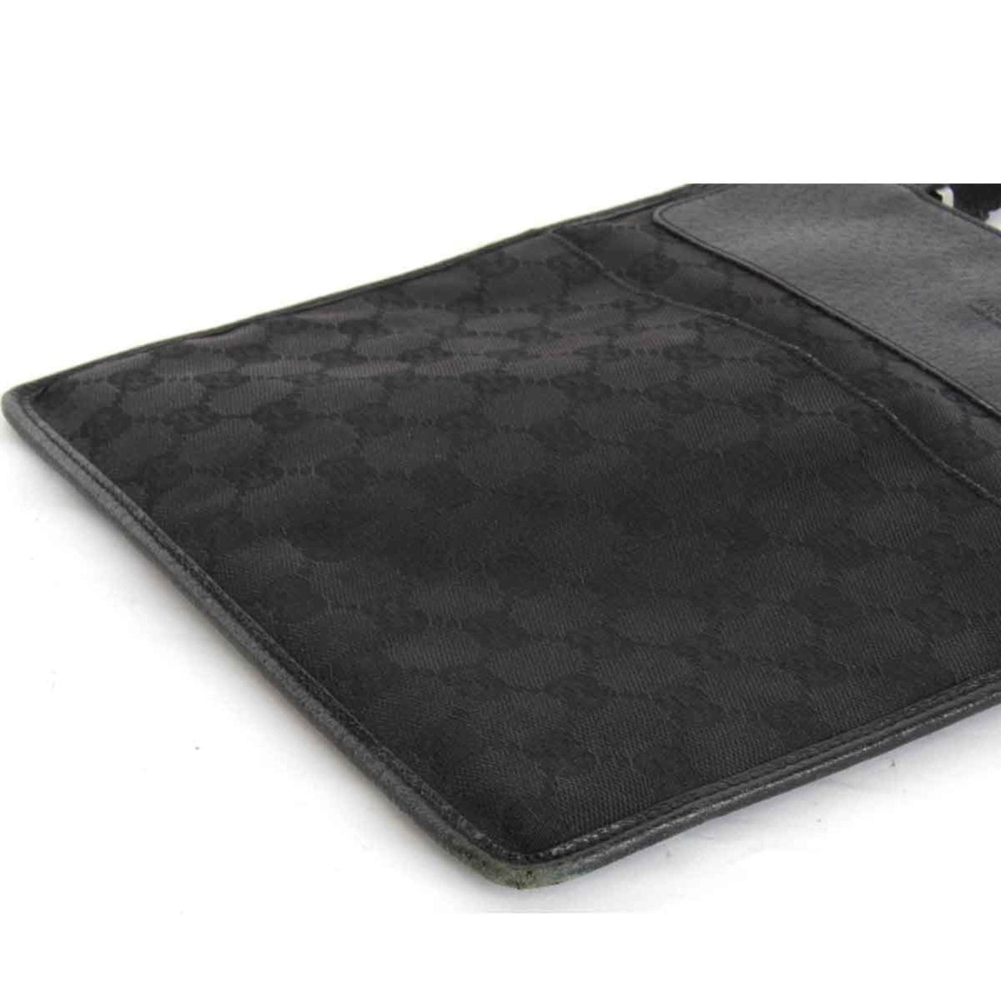 Gucci Gg Canvas Black Gg Canvas Shoulder Bag