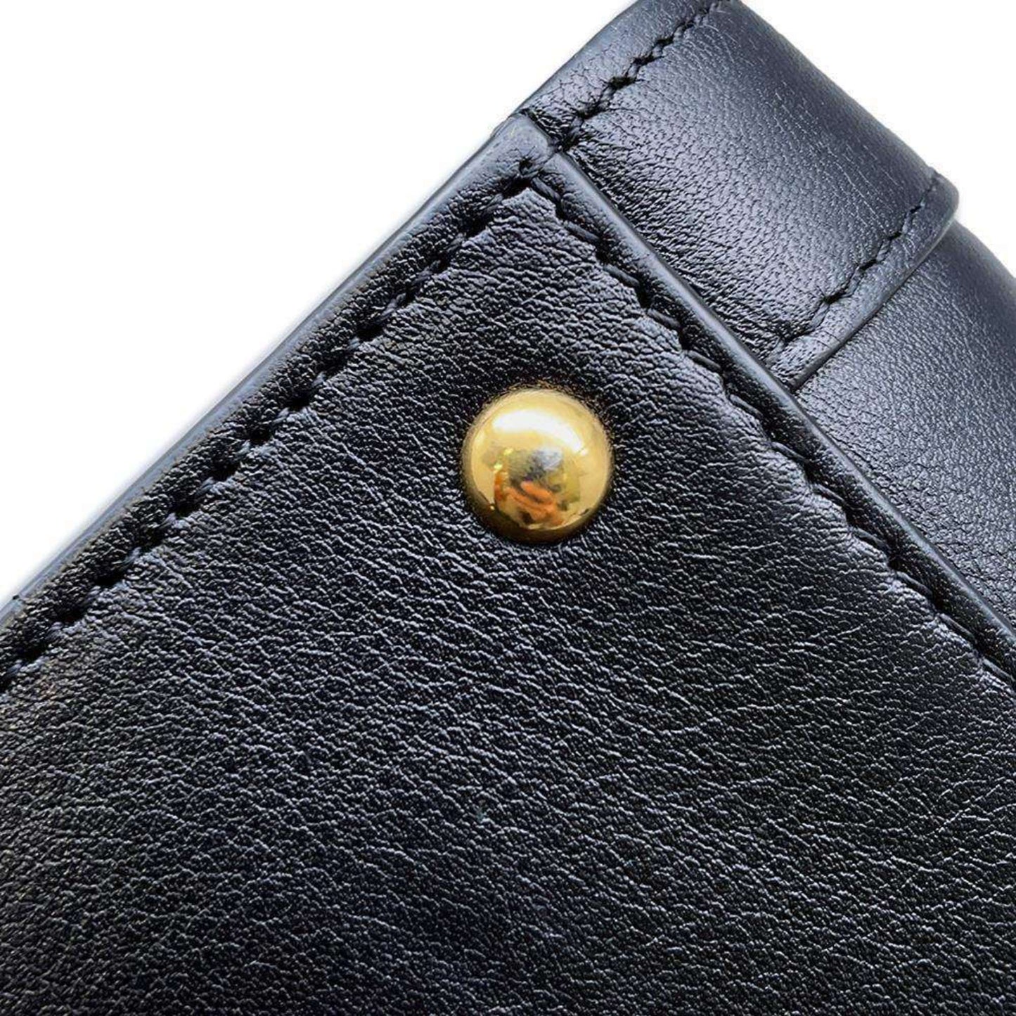 Gucci Black Leather Shoulder Bag Tote Bag