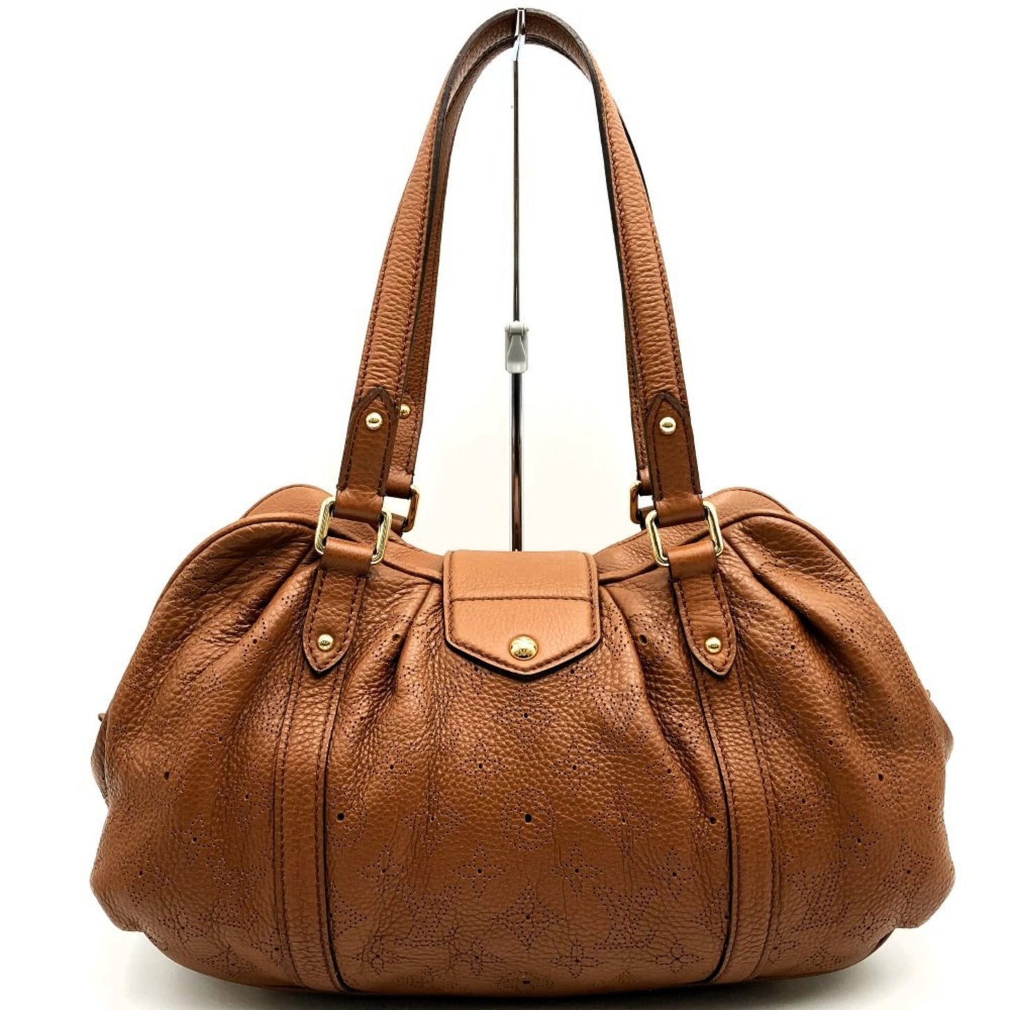 Louis Vuitton Brown Leather Shoulder Bag
