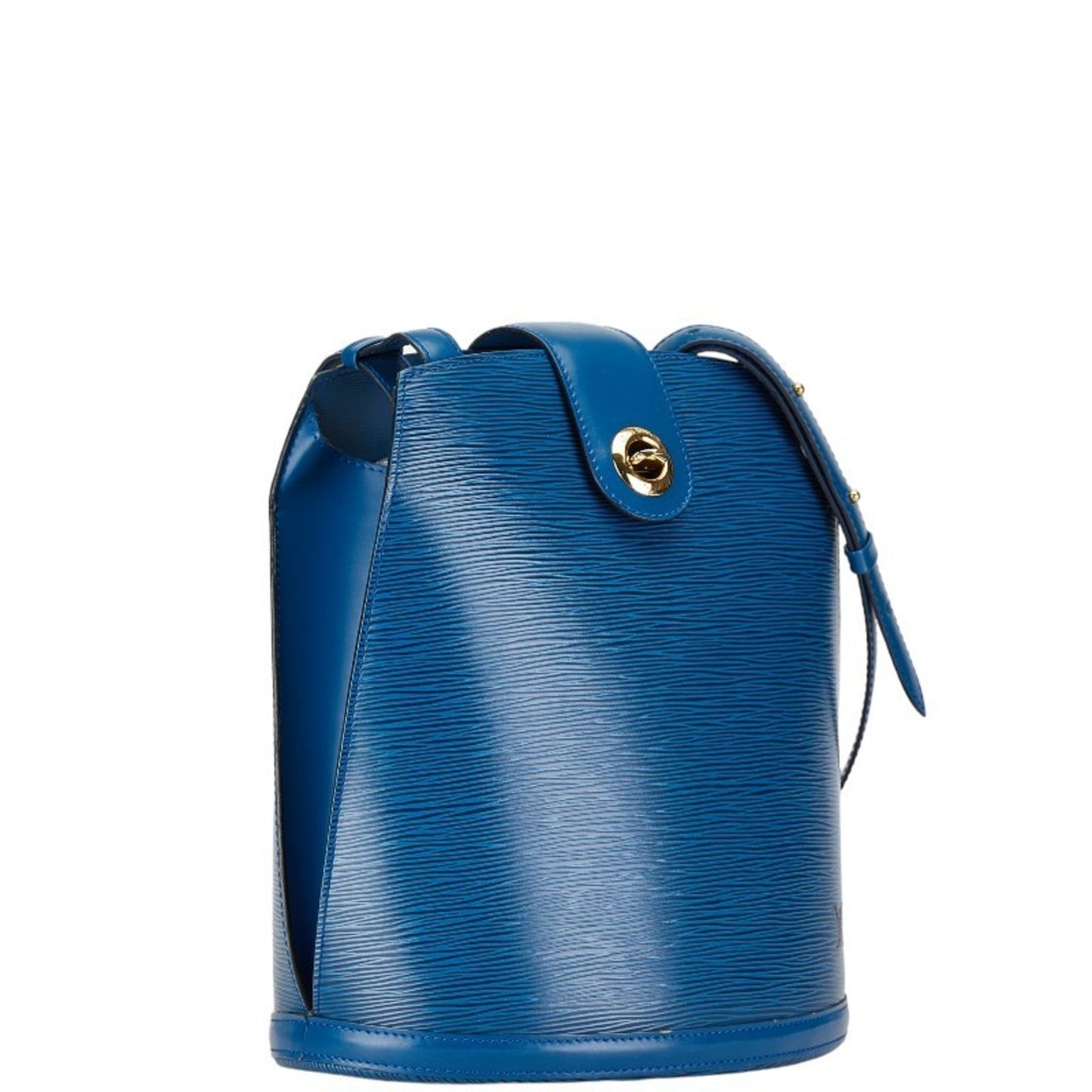 Louis Vuitton Toledo Blue Leather Shoulder Bag