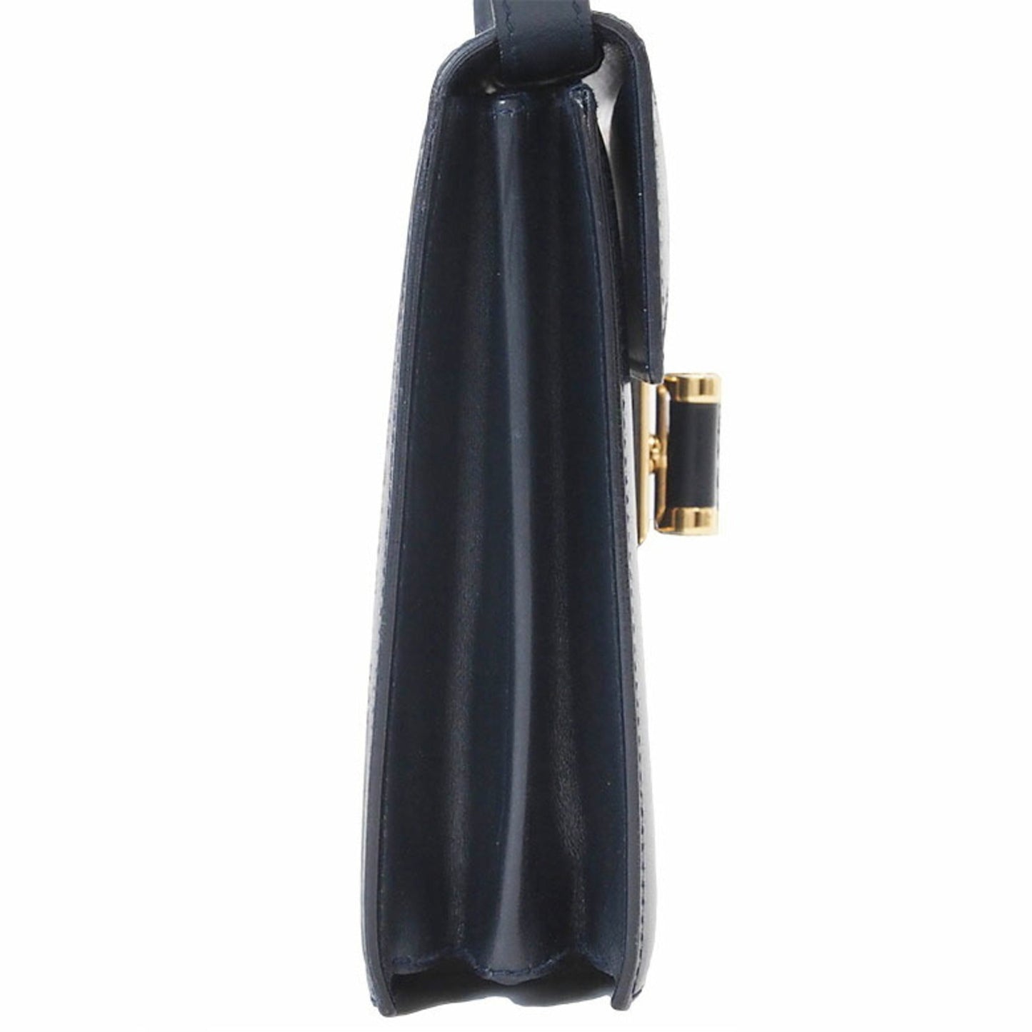 Gucci Navy Leather Shoulder Bag